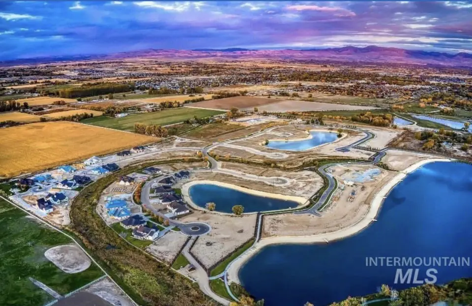 HF Custom Homes land development aerial